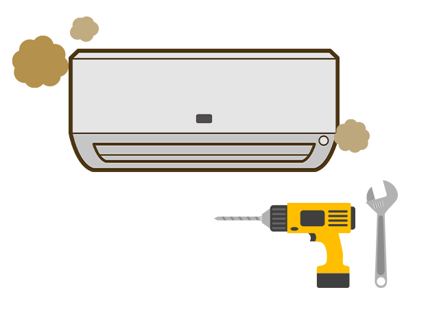 点検・修理・ガスチャージ